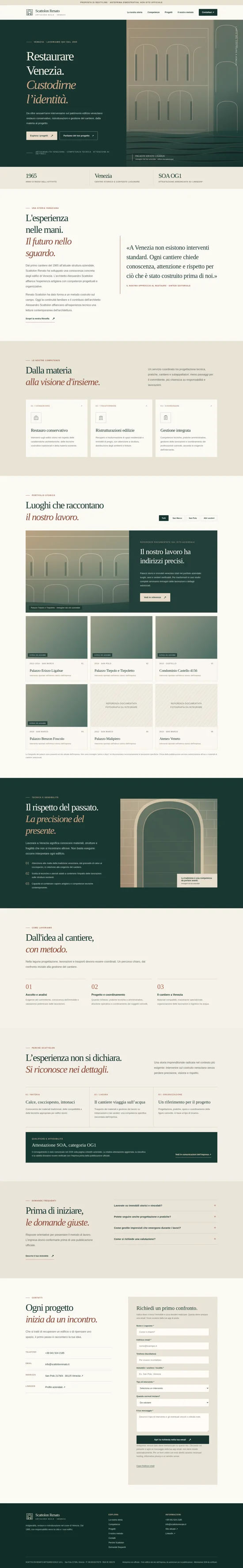 Anteprima del sito Scattolon Renato